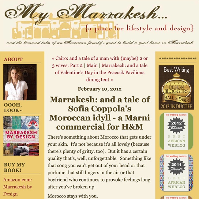 My Marrakesh online publication