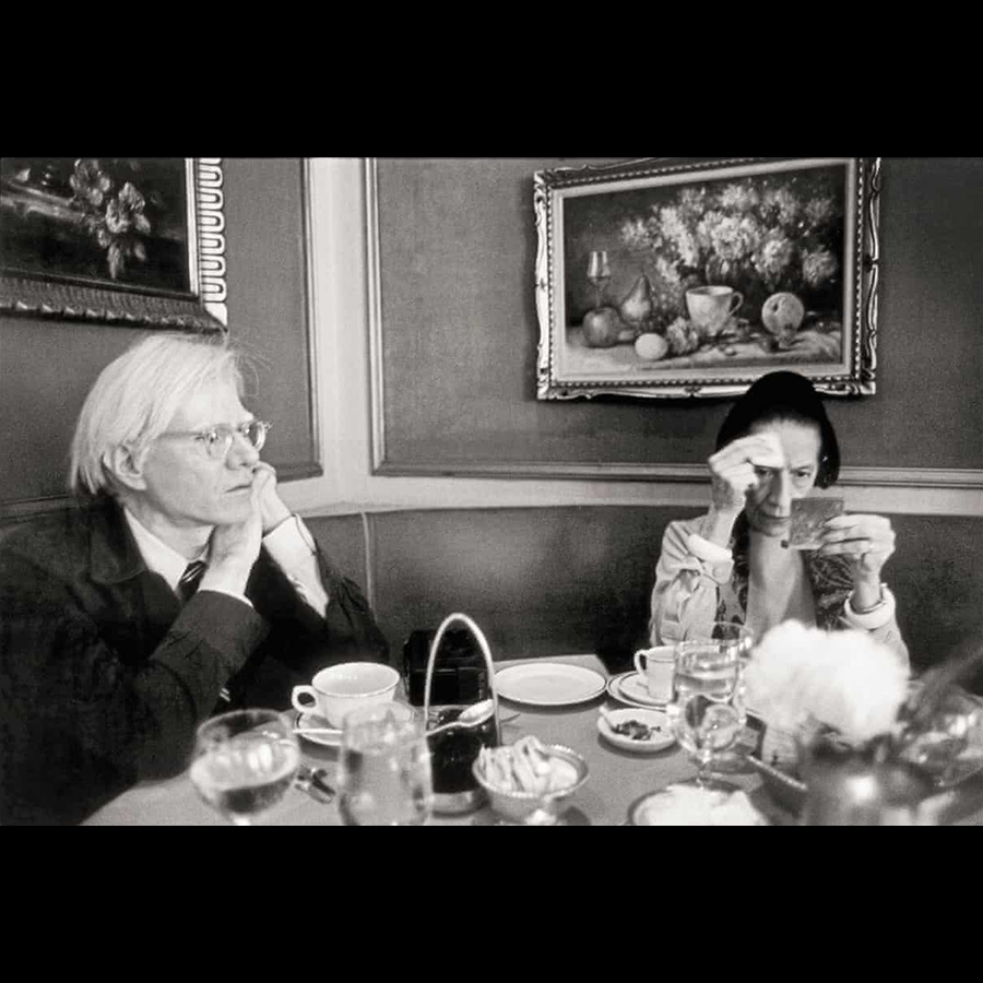 Andy Warhol and Diana Vreeland by Annie Leibowitz