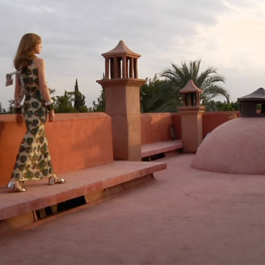 Marni commercial at Freck's Morocco home