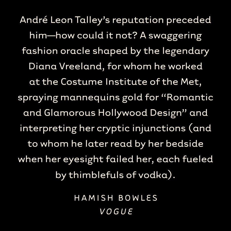 Quote, Hamish Bowles, Vogue